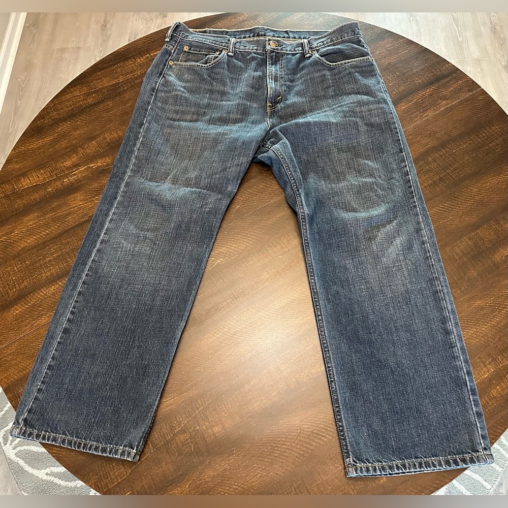 Levi's 569 Loose Straight Jeans Mens 36x29 Blue Denim Relaxed Fit 00569-0041